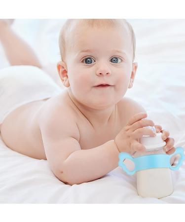 Toddmomy 4pcs Baby Bottle Handle - Wide-Neck Nursing Bottle Holder with Safety Teether - Buy Online on GoSupps.com