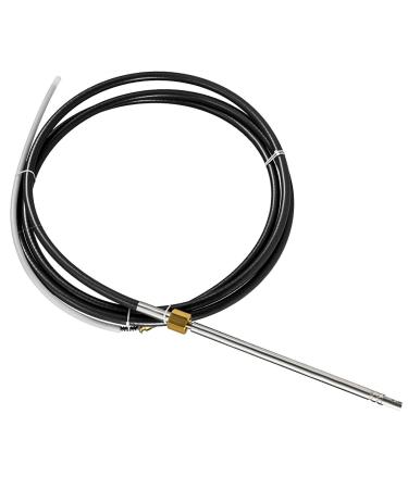 Yeaborn Boat Steering Cable 17 Feet Steering Cable 17' Outboard Rotary Steering Cable for Most Single Station Boats