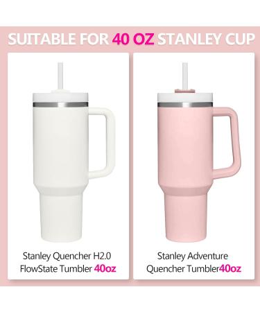 Apritsce Light Pink Silicone Sleeves for Stanley Cup & Quencher 40oz - Protective Water Bottle Cover - Buy Online on GoSupps.com