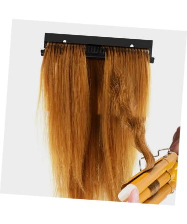 HAPINARY Wig Display Stand Wig Stand Portable Clothes Rack Extensions Extension Holder Portable Garment Rack Wig Storage Rack Acrylic Monitor Stand Coat Hanger Hair Resin 30X6CM Black - Buy Online on GoSupps.com
