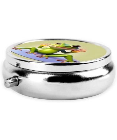 Funny Frog Yogaround Pill Box Organizer - 3 Compartment Portable Travel Pill Box for International Shipping - Buy Online on GoSupps.com