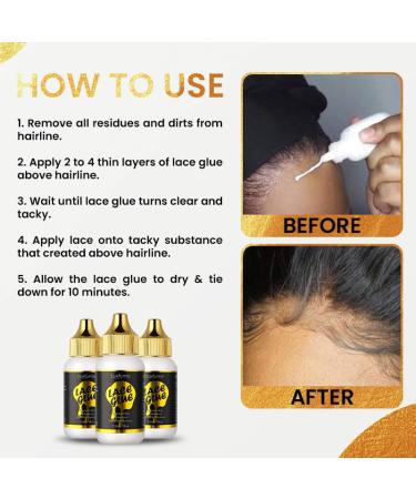 Lace Wig Glue 38ml - Strong Hold & Waterproof Adhesive for Wigs - Buy Online on GoSupps.com