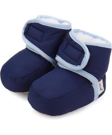 LACOFIA Baby Anti-Slip Soft Sole Winter Boots, Navy - 6-12 Months - Buy Online on GoSupps.com