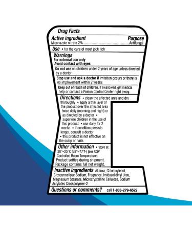 Zeasorb AF Jock Itch Powder 2.5 Oz - Super Absorbent Relief for Scaling and Burning - Buy Online on GoSupps.com