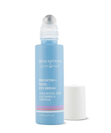 Brighten + Cool Eye Serum with Hyaluronic Acid, Cucumber & Caffeine - 0.5 fl oz - Buy Online on GoSupps.com