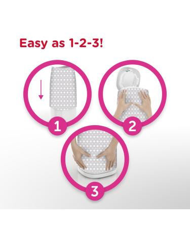 Playtex Diaper Genie Expressions Diaper Pail Fabric Sleeve - Pink Starburst - Buy Online on GoSupps.com