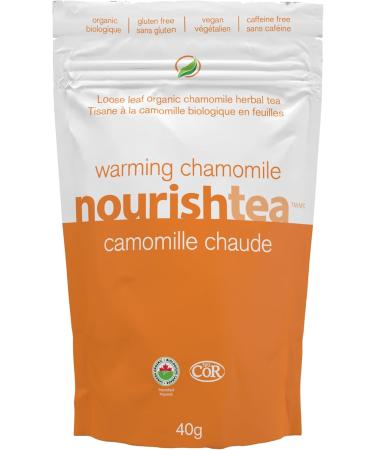 nourishtea - warming chamomile organic premium loose leaf tea caffeine-free. 40g (pack of 1) - Buy Online on GoSupps.com