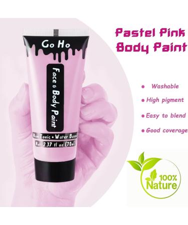 Pastel Pink Cream Face Body Paint - 2.37oz (70ml) Water-Based Makeup for Adults & Children | SFX, Cosplay, Festivals, Halloween - Buy Online on GoSupps.com