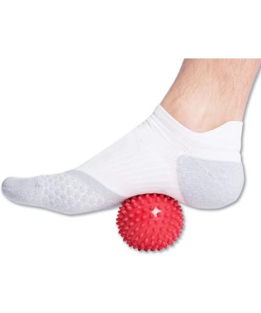 Pro-Tec Spiky Massage Ball Red - One Size | Effective Pain Relief Tool - Buy Online on GoSupps.com