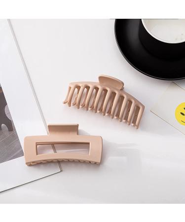 10 Pack 4.4 Large Hair Clips for Women & Girls - Strong Hold Matte Claw Clips in 2 Styles & 5 Colors - Ideal for Thick & Thin Hair - 90's Vintage Design - Buy Online on GoSupps.com