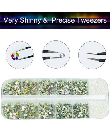 Buy 4200 Assorted Nail Gemstones & Crystals - SS6-SS20 K9 Glass Flatback Stones for Nail Art Face Makeup & DIY Crafts | International Shipping Available - Buy Online on GoSupps.com