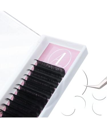 ALLOVE Cashmere Eyelash Extension Classic Lash Extensions 0.05 D Curl 17mm Individual Volume Lash Extensions Lash Trays for Lash Extensions Supplies Single Eyelash Extensions