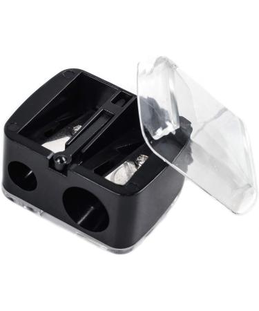 Pyatofyy Precision Cosmetic Pencil Sharpener - 2 Holes Black | Eyebrow & Eyeliner Sharpener - Buy Online on GoSupps.com