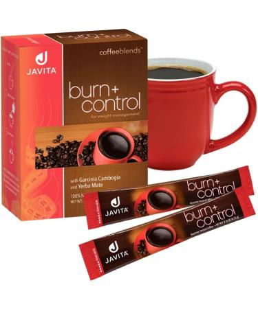 Javita Burn + Control Instant Coffee Weight Management Herbs: Garcinia Cambogia & Yerba Mate Slimming Coffee with Help of Exercise Keto Dieters Drink 2 box / 24 (4.55g Sticks) 48 Count - Buy Online on GoSupps.com
