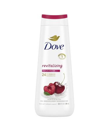 Dove Body Wash for Renewed Healthy-Looking Skin Revitalizing Cherry & Chia Milk Gentle Body Cleanser with 24hr Renewing MicroMoisture 591 ml Cherry 591 ml (Pack of 1)