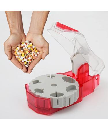 BBDA Pill Cutter Crushed Vitamin Tablets Clear Pill Splitter Pill Box for Splitting and Carrying - Buy Online on GoSupps.com