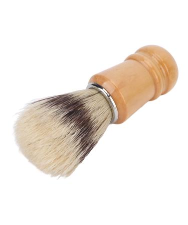 Beard brush men's rasier brush skin-friendly facial-bearing cleaning tool with great natural wood handle for sensitive beard care and styling