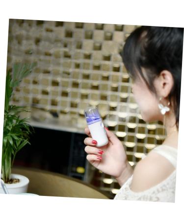 BIUDECO 1pc Portable Humidifier Plastic Humidifier Face Mist Sprayer Creative Humidifier Beauty Tool Skin Moistener Beauty Sprayer Spray Humidifier Women Humidifier Face Humidifier 14.5X4CM Blue - Buy Online on GoSupps.com