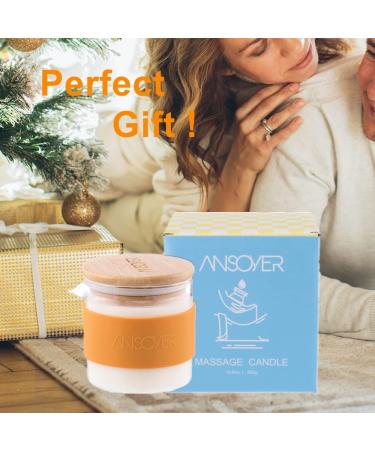 ANSOYER Massage Candle - Bourbon Whisky & Vanilla 300g | Soothing Aromatherapy for Relaxation - Buy Online on GoSupps.com