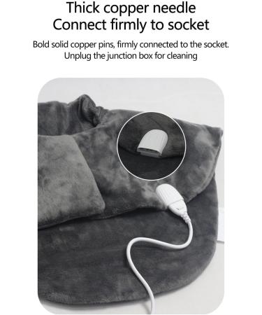 Teksome Neck Heating Pillows | Fast Heating Breast-Shoulder Wrap Scarf | Skin-Friendly Temperature-Adjustable Neck Warmer for Ultimate Comfort - Buy Online on GoSupps.com