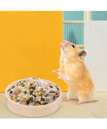 POPETPOP Hamster Food Bowl Bunny Food Bowls Pet Accessories Pet Feeder Hamster Supply Chinchilla Accessory Hamster Bowl Multifunction Gerbil Food Rack Guinea Pig Oak Rat Food Dish - Buy Online on GoSupps.com