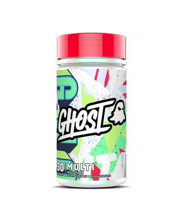 GHOST Multi Multivitamin for Men & Women 90 Capsules - Loaded with 21 Vitamins Minerals & Key Nutrients - Vitamin A Vitamin C Vitamin D Vitamin E & Zinc - Free of Gluten Soy & Sugar Vegan