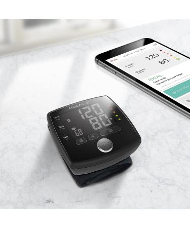 MOCACuff Bluetooth Blood Pressure Monitor - Fully Automatic Wrist Monitor with App, Portable & Accurate - White - Buy Online on GoSupps.com