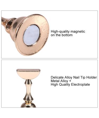 Tip Whitener & Magnetic Nail Tip Holder - Aluminum Stand for Nail Art Display | 4 Designs | #2 White Spherical Crystal - Buy Online on GoSupps.com