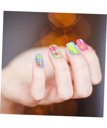 POPETPOP 1 Set Kids False Nail Kids Art Fake Nail Cartoon Sticker Child - Buy Online on GoSupps.com