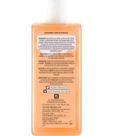 Shop Sunday Rain Nourishing Tropical Bubble Bath - Mango Butter & Coconut Oil 450ml | Refreshing Spa Experience - Buy Online on GoSupps.com