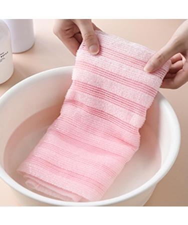 Chiffon de gommage pour le corps | Long tapis de bain double face Chiffon de lavage japonais | Pour le nettoyage le massage le gommage de toutes les peau hommes femmes personnes g es adultes - Buy Online on GoSupps.com