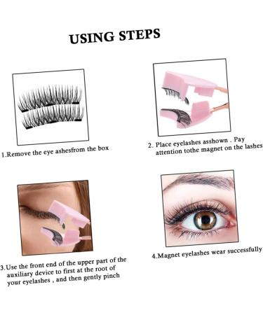 Beatifufu Magnetic False Eyelash Curler False Eyelashes Applicator Tool Lashes Beauty Tools Makeup Tool Eyelashes Clamp Tool False Lashes Tools Applying Fake Lashes Magnetic Stripe - Buy Online on GoSupps.com