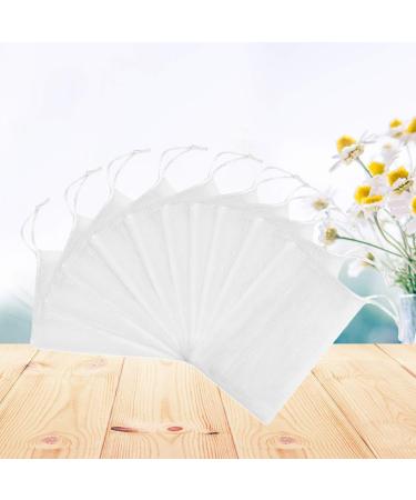 Healifty 20Pcs Exfoliating Mesh Soap Saver Bags - Handmade Bubble Foam Net for Longer-Lasting Soap | White - Buy Online on GoSupps.com