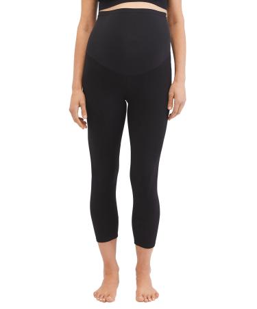 Motherhood Maternity Women's Maternity Essential Stretch Secret Fit Belly Leggings XL Black