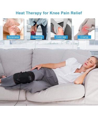 2-in-1 Heated Knee Brace for Arthritis Pain Relief | Hot/Cold Therapy Wrap & Massage | Electric Support Pad - Buy Online on GoSupps.com