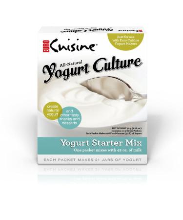 Euro Cuisine RI1020 All Natural Yogurt Culture / Starter - (10 - 3gr Packet) 1 Pack