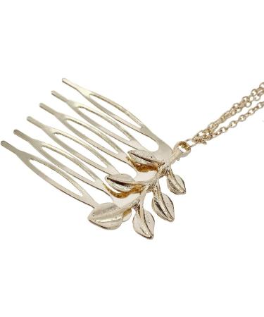 Jiklophg Chic Chain Leaf Headband Hair Comb Slide - Buy Online on GoSupps.com