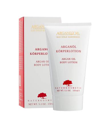 Argandor Vegan Argan Oil Body Lotion - Nourishing & Moisturizing for Normal Dry Sensitive & Stressed Skin - 150ml - Buy Online on GoSupps.com