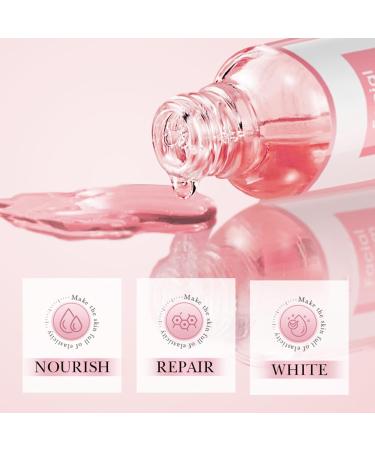 ACSUSS Non Greasy Brightening Facial Essence 30ml Hydrating Serum Lightweight Moisturizer for Women Pink One Size One Size Pink - Buy Online on GoSupps.com