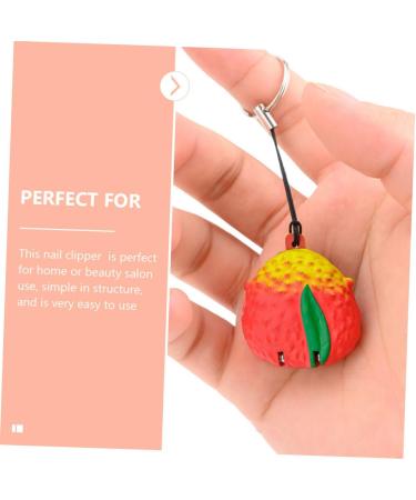 FOMIYES Strawberry Nail Scissors Acrylic Nail Clippers Nail Clippers for Thick Nails Fruit Toenail Clippers Mini Nail Clippers Nail Trimming Tool Manicure Stainless Steel Child - Buy Online on GoSupps.com