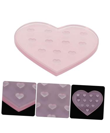 FRCOLOR 4PCS Eyelash Adhesive Station - Premium Eyelash Extension Supply Holder Pad | Lash Tile Holder Pink Magnetic Glass Perfect for False Lashes - Buy Online on GoSupps.com