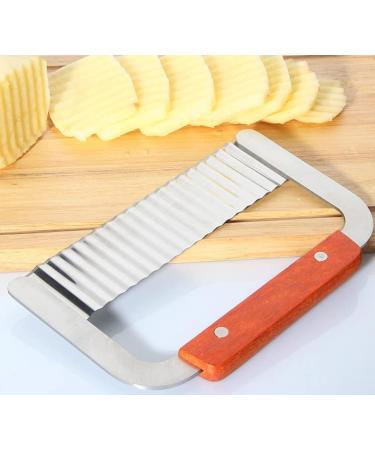 DD-life Pack of 2 Stainless Steel Wavy & Straight Soap Mold Loaf soap cutter Garnish Potato Vegetable Cake Cutter Cutting Tool Wavy& Straight - Buy Online on GoSupps.com