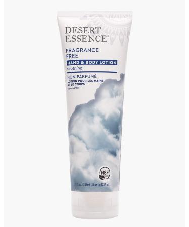 Desert Essence Fragrance Free Hand and Body Lotion 8 Ounce -- 6 per