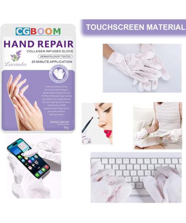 Lot de 5 masques hydratants et exfoliants pour les mains - Hydrate profond ment la peau endommag e - Gants nourrissants pour la peau s che et craquel e - Masque pour les mains - Buy Online on GoSupps.com