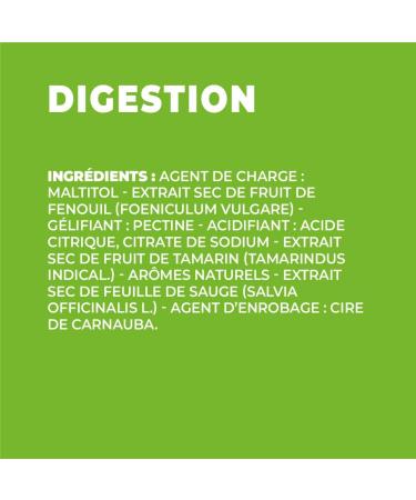 Food Supplement Digestion-Gummies Digestion facilitating digestion and improving transit- Fennel-60 fruit gummies - Buy Online on GoSupps.com