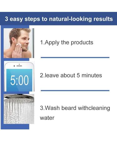 Cuasting Permanent Beard Dye Shampoo for Men - 200ML - Buy Online on GoSupps.com