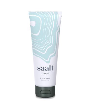 Saalt Menstrual Cup Wash - Made in USA - Premium Formula for Silicone Menstrual Cups (4 oz) 4 Fl Oz (Pack of 1)