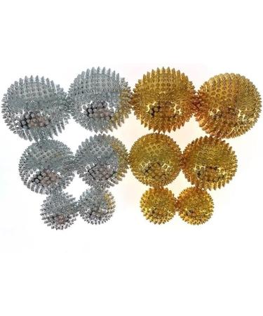 Buy BLBTEDUAMDE Hand Massager - 1 Pair Yoga Fitness Massager for Men & Women | Gold-S Color - International Shipping Available - Buy Online on GoSupps.com
