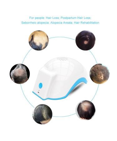 Hair Growth Treatment Helmet for Men & Women | Safe Alopecia Therapy | EU Plug Design - Buy Online on GoSupps.com