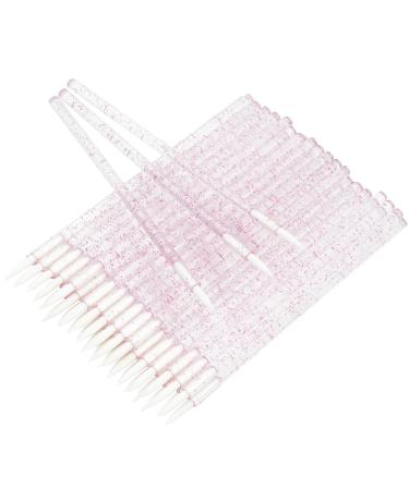 Disposable Eyeliner Brush Applicator Cosmetic Eye Wand Eyeliner Makeup Tool (pink- pack of 100)
